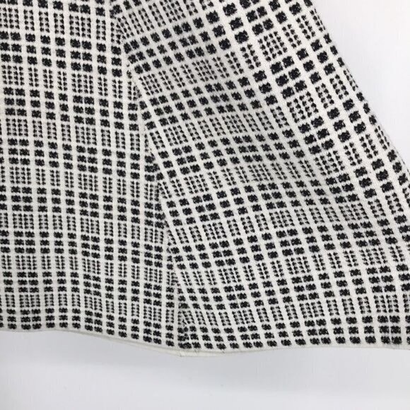 Theory Rortie C Black and White Swing Skirt Size M - Picture 2 of 7